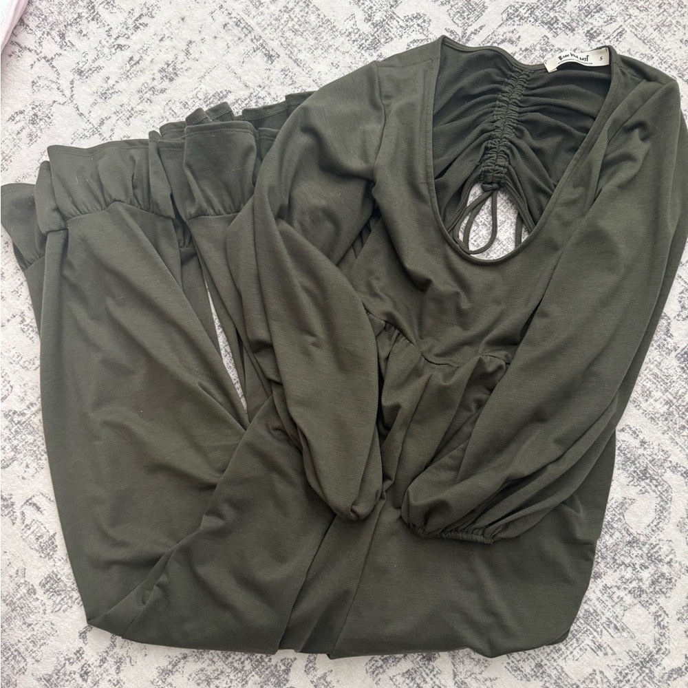 Three Bird Nest Best Intentions Long Sleeve Jumpsuit
